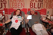 "Blutspende mit Biss" mit Bini von voXXclub und Vampiren im Deutschen Theater, München am 06.12.2016  (©Foto: Martin Schmitz)